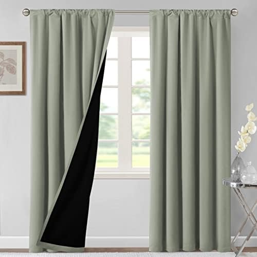 H.VERSAILTEX 100% Blackout Curtains for Bedroom Thermal Insulated