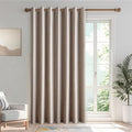 IGEMAEVE Blackout Curtains for Living Room Linen 100" W x 108" L