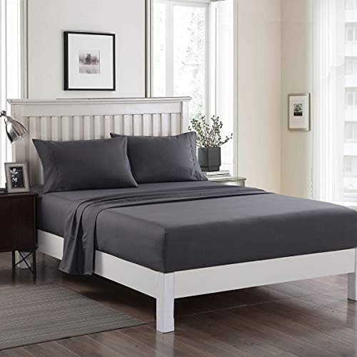 JML Bed Sheet, 6 Pieces Queen Sheet Set Deep Pocket Up to 14" - Luxury