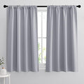 RYB HOME Blackout Curtains for Bedroom Living Room Nursery 63 inches