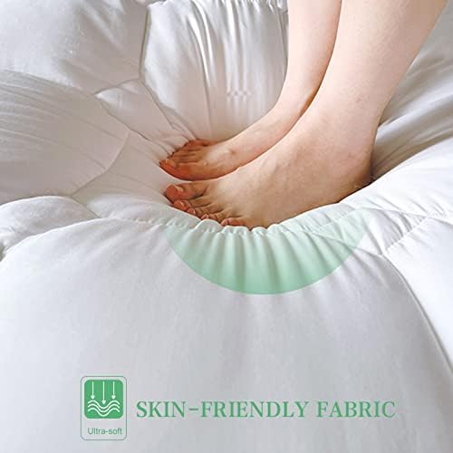 UNILIBRA Queen Size Mattress Pad Cooling Rayon from Bamboo, Quilted