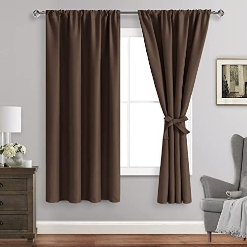 LITTLE BIRD Easy Rod Pocket Hanging Option Blackout Curtains for
