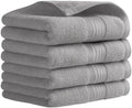 Solid Striped Hand Towel Set 13" x 29" Cotton Soft Absorbent Towels