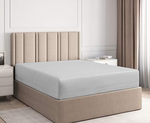Luxury 100% Cotton Fitted Sheet California King Size, Softest 800