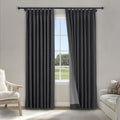 Fcosie Pinch Pleat Full Blackout Curtains & Drapes 84 Inch Length, 2