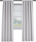 Fcosie Blackout Curtains 63 inches Long Thermal Insulated Room