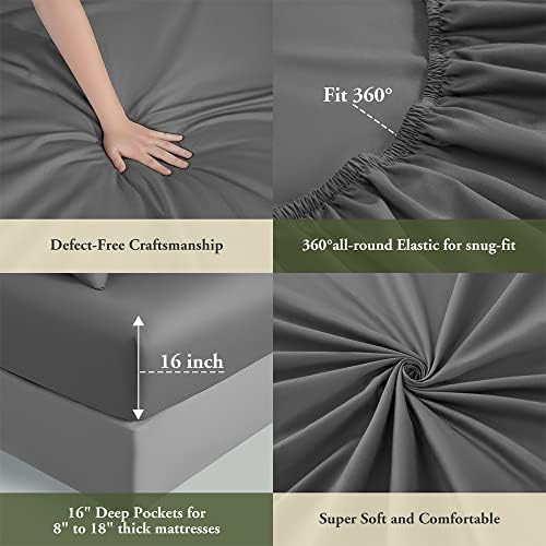 1200 Thread Count Cotton Sheets, 100% Egyptian Cotton Sheet for King