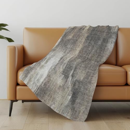 Addison Rugs ASB567 Taupe 50" x 70" Oversized Sherpa Throw Blanket