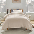 SLEEP ZONE Duvet Cover Twin/Twin XL Size, Stone Washed, Soft and