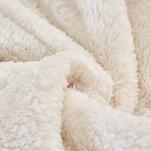 Flysheep Luxury Faux Fur King Size Winter Comforter Set Shaggy Velvet
