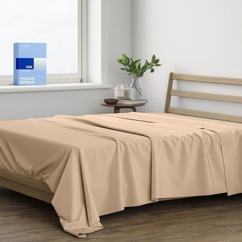 THREAD SPREAD Egyptian Cotton Full Size Flat Sheet Only - Luxury 400