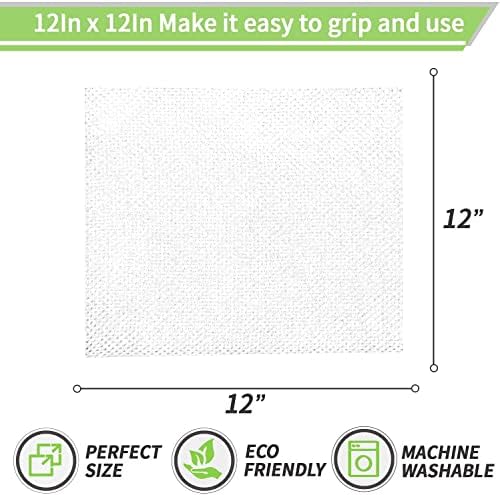 Shreem Linen 100% Cotton Kitchen Dish Cloths, 6 Pack Waffle Weave