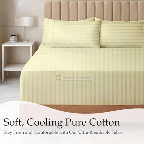 Ready To Rest 100% Egyptian Cotton Split King Sheets Sets for