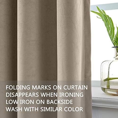 cololeaf Velvet Curtains for Bedroom - Window Treatments Curtain
