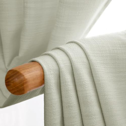 4 in 1 Header Linen Light Filtering Curtain 84W x 84L, 1 Panel