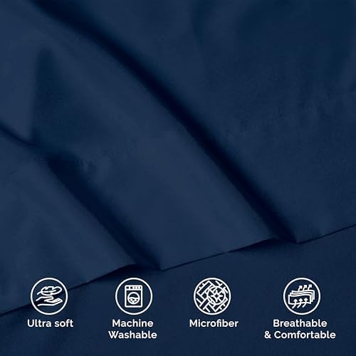 Luxury Flat Sheet on Amazon Elegant Comfort Wrinkle-Free 1500 Premier