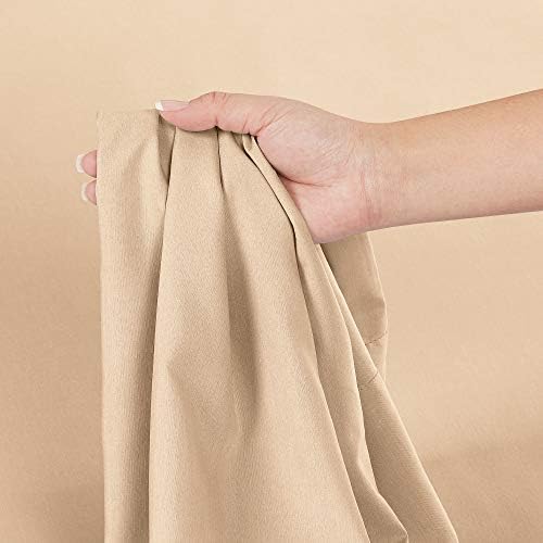 Fitted Sheet Twin XL Taupe - 800 Thread Count 100% Cotton - 12" Deep
