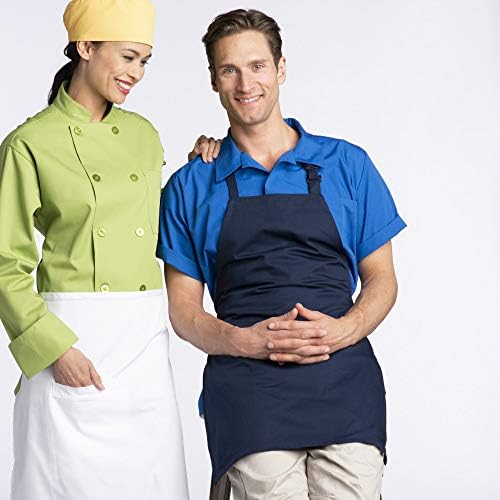 Uncommon Threads Unisex Adjustable No Pocket Restaurant Bib Apron