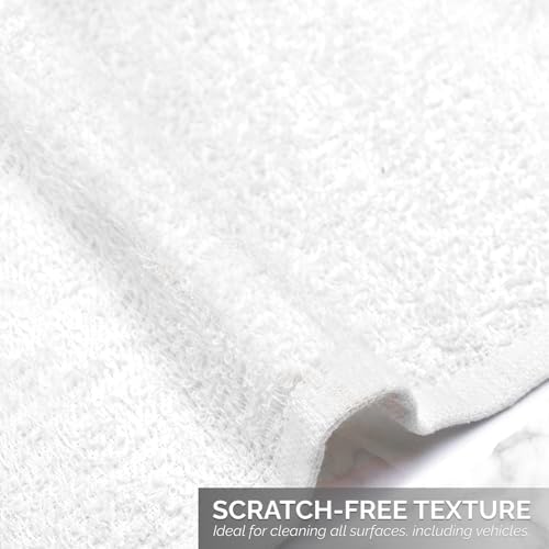 Terry Bar Mop Towels (Value Pack of 60) Size 14"x17" – Absorbent and