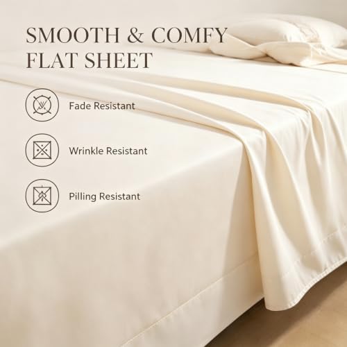 Elegant Pinch Pleat Duvet Cover Set,Soft Breathable Bedding