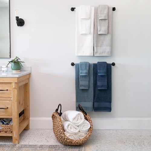 Merit Linens Ultra Soft 100% Cotton 6-Piece Bath Towel Set - One Size