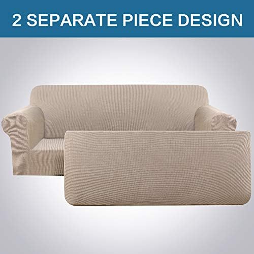 2 Piece Stretch Sofa Covers Couch Covers for Living Room Furniture