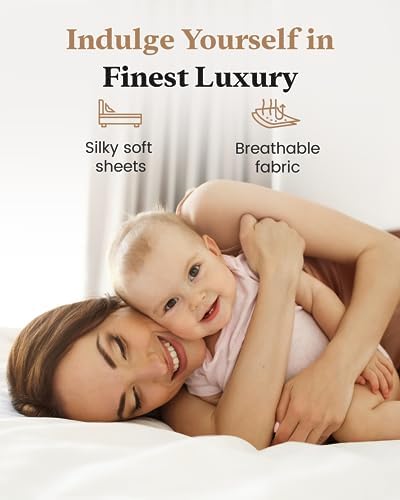 100% Egyptian Cotton Twin XL Fitted Sheet, 1000 Thread Count - White