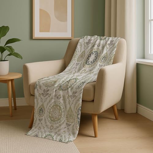 Addison Rugs ASB751 Ivory 50" x 70" Oversized Sherpa Throw Blanket