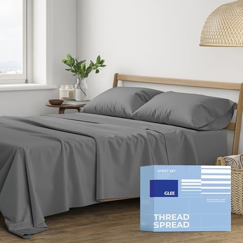 THREAD SPREAD Egyptian Cotton Sheets King Size - Luxury King Size