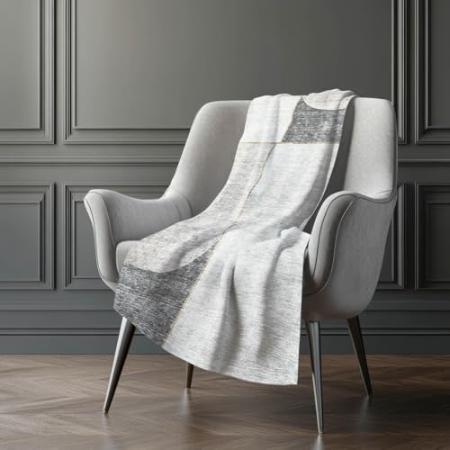 Addison Rugs ASB717 Taupe 50" x 70" Oversized Sherpa Throw Blanket