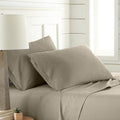 Southshore Fine Living 3 Piece Premium Bedding Set Taupe Sheets Queen
