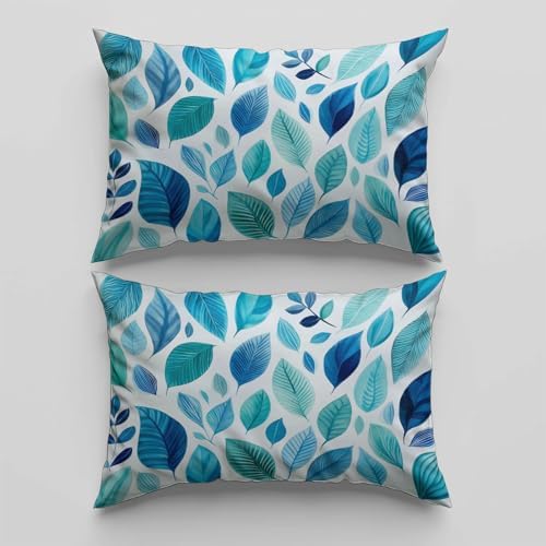 Grey Duvet Cover Set King Size, Kids Teens Watercolor Style Plant