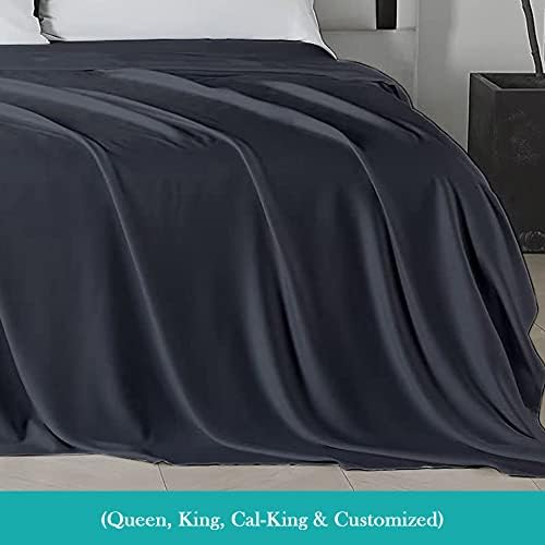 Oversized King Flat Sheet - 110 x 132 Inches - Flat Top Bed Sheet Only