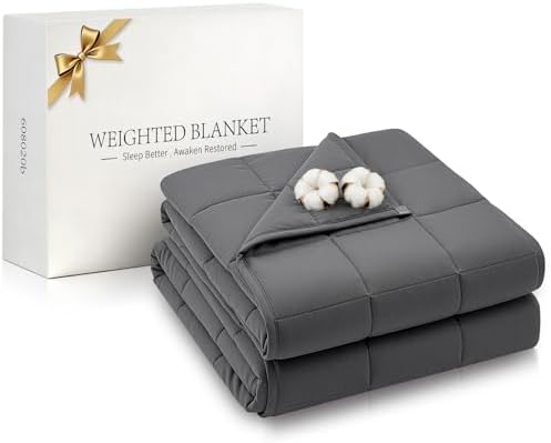 RJOP Cooling Weighted Blanket for Adults (20lbs, 60"x80") Heavy