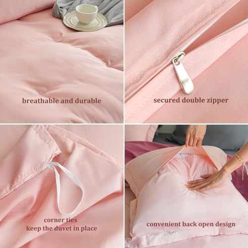 Mohap 1 Duvet Cover with 2 Pillow Shams Full Size for All Seasons