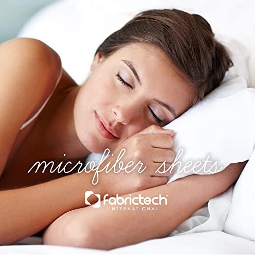 Fabrictech International Microfiber Wrinkle Resistant 4 Piece Sheet