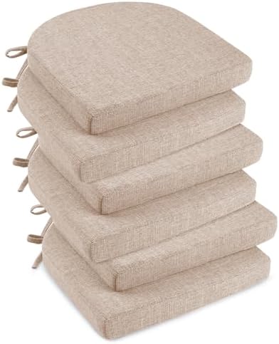 downluxe Indoor Chair Cushions for Dining Chairs,Kitchen Chair Pads