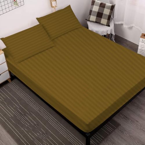 100% Egyptian Cotton 800 Thread Coun 1 Piece Fitted Sheet Twin XL Size