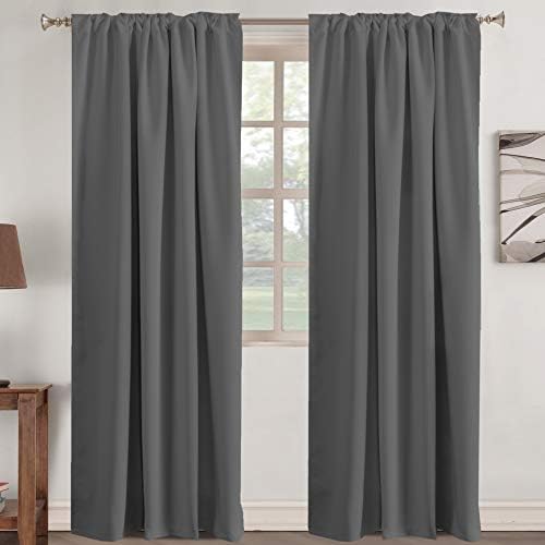 Turquoize Blackout Window Treatment Curtains Back Tab for Living