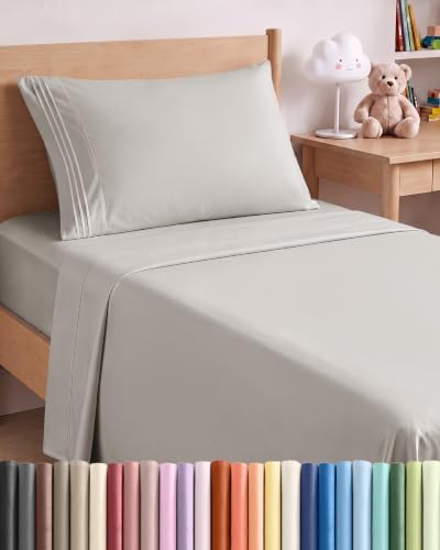 Twin XL Size 3 Piece Sheet Set - Breathable & Cooling Sheets - Light