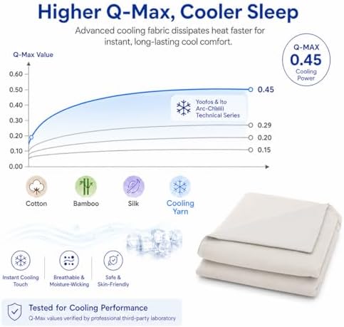 Double-Sided Cooling Comforter Queen Size, Ice Silk Summer Blanket