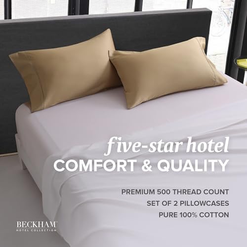 Beckham Hotel Collection Queen Size Pillow Protectors & Cotton
