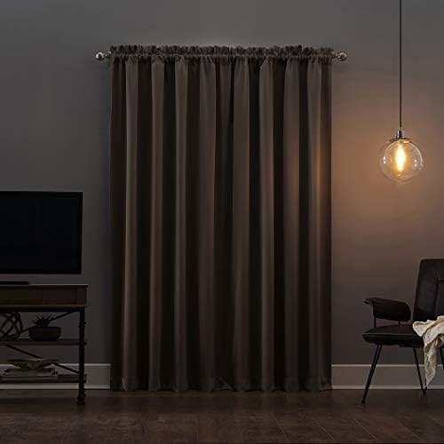 Sun Zero Oslo Theater Grade Extreme Total Blackout Rod Pocket Curtain