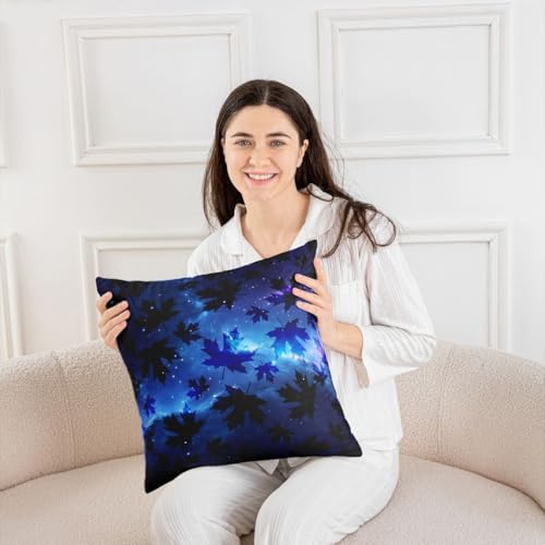 Feelyou Cannabis Leaf Throw Pillow Covers Set of 2 22x22 Inches