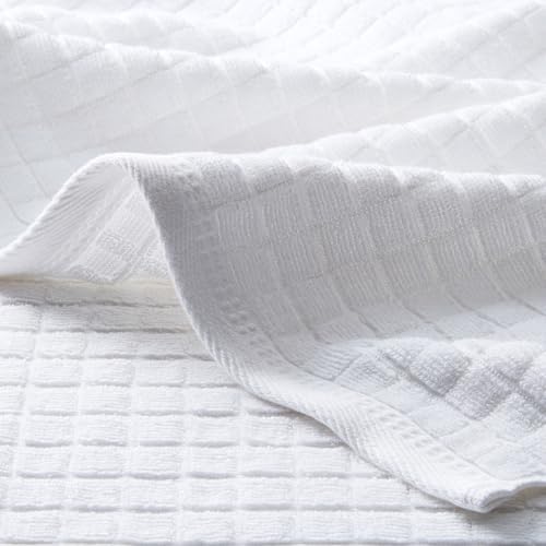 TOWN & COUNTRY EVERYDAY 4-Piece Textured Windowpane Washcloth Set