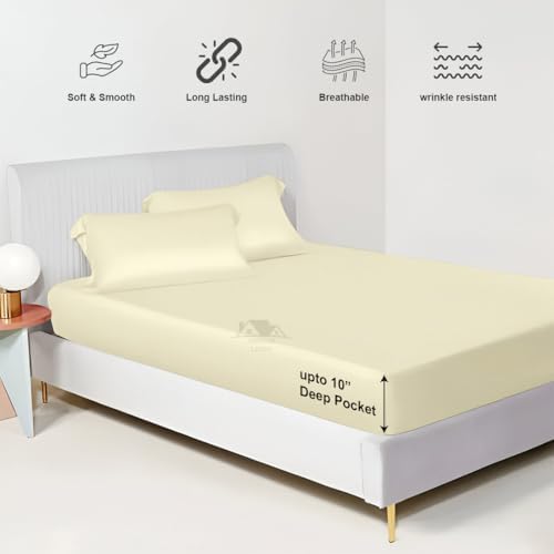 Shreem Linen Full Sheet Set – Super Soft and Double Brushed Microfiber