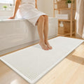 OLANLY Waffle Bath Mat 60x24, Non Slip Boho Bathroom Runner Rugs