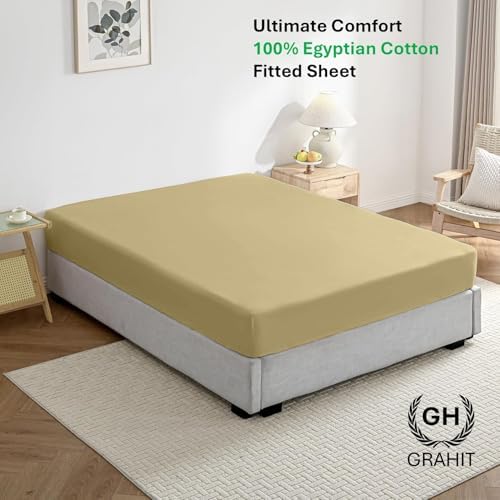 100% Egyptian Long Staple Cotton, 1000 Thread Count, 1-PC Fitted Sheet