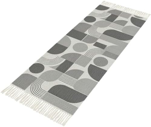 Bohemia Hallway Runner Rug 2'x5', Contemporary Minimalist Geometric
