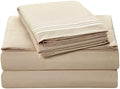 Microfiber Sheet Set - 4 Pc - Full, Cream/Beige